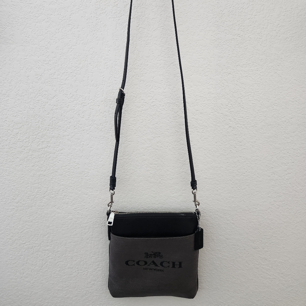 COACH Jacquard Kitt Crossbody Bag